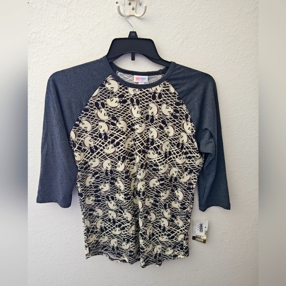 LuLaRoe Randy Shirt Disney Collection Mickey Mouse Women's Long Sleeve Shirt - Picture 1 of 3